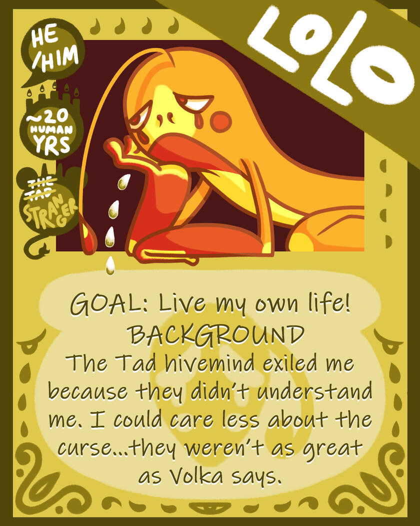 Lolo, the wary wanderer!