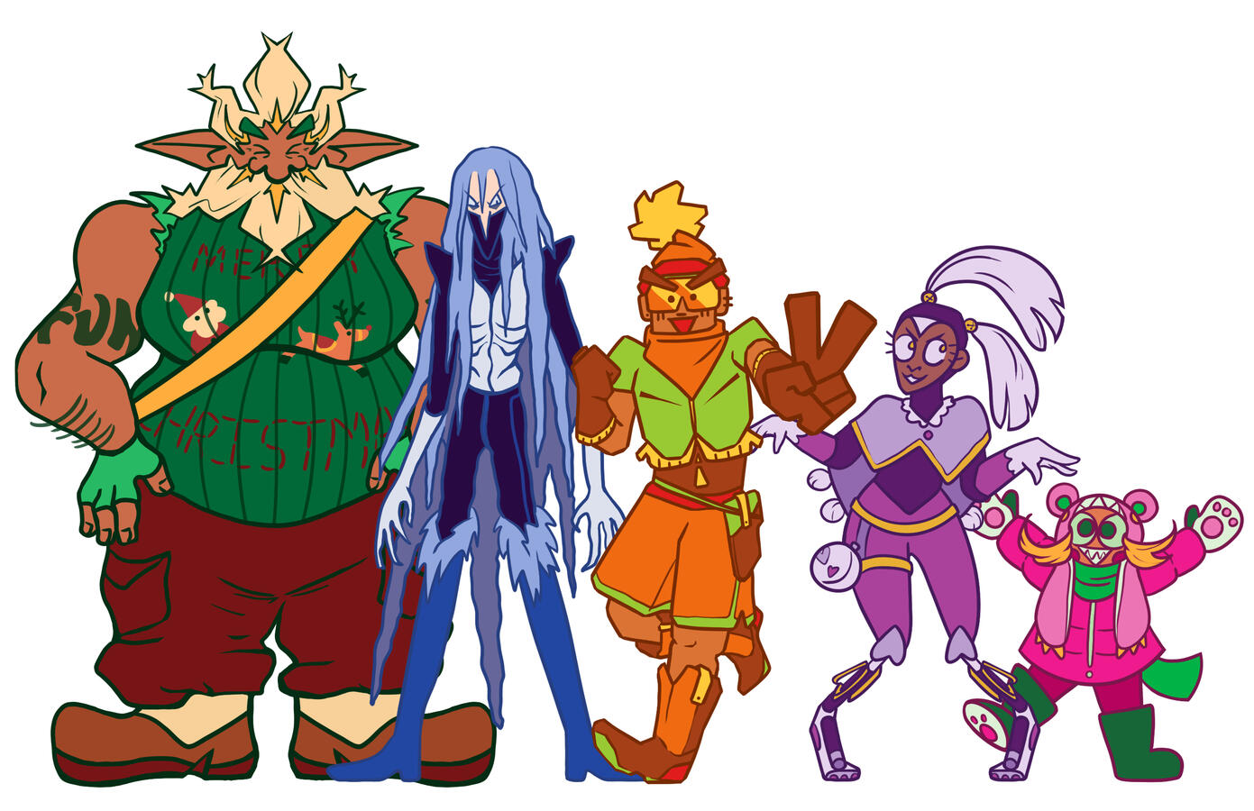 In a universe where sledding is an extreme sport, an energetic rising star (middle) forms the ultimate team for victory!